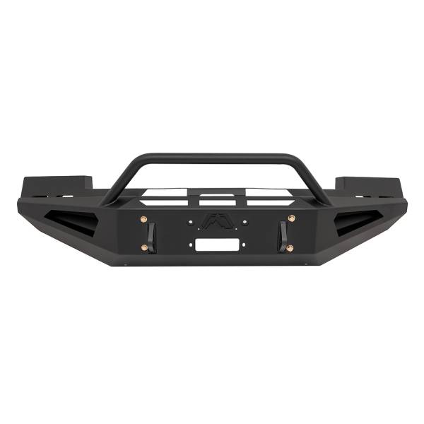 Fab Fours - Fab Fours FS05-RS1262-1 Red Steel Front Bumper with Pre-Runner Guard for Ford F250/F350 2005-2007