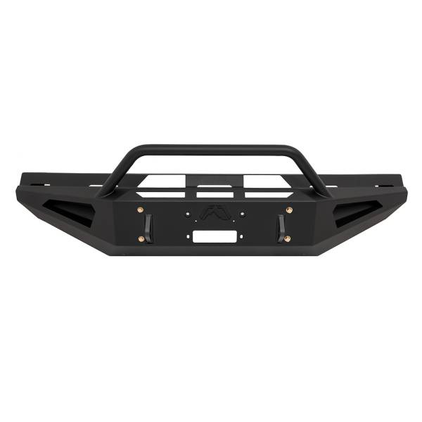 Fab Fours - Fab Fours FS08-RS1962-1 Red Steel Front Bumper with Pre-Runner Guard for Ford F250/F350 2008-2010