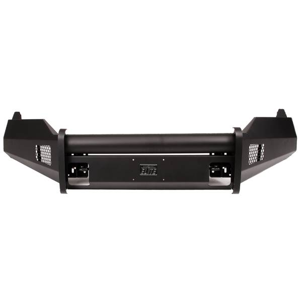 Fab Fours - Fab Fours DR13-R2961-1 Black Steel Elite Smooth Front Bumper for Dodge Ram 1500 2013-2018