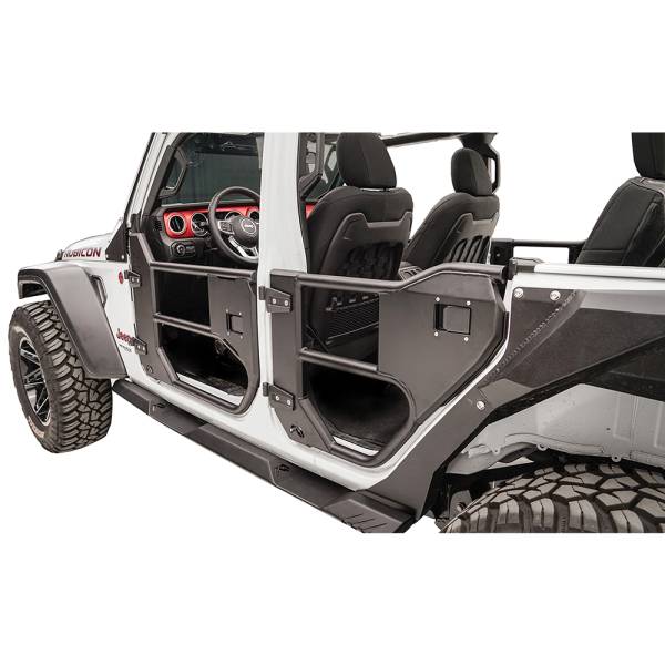 Fab Fours - Fab Fours JL1032-1 Front Half Tube Door for Jeep Wrangler JL 2018-2024
