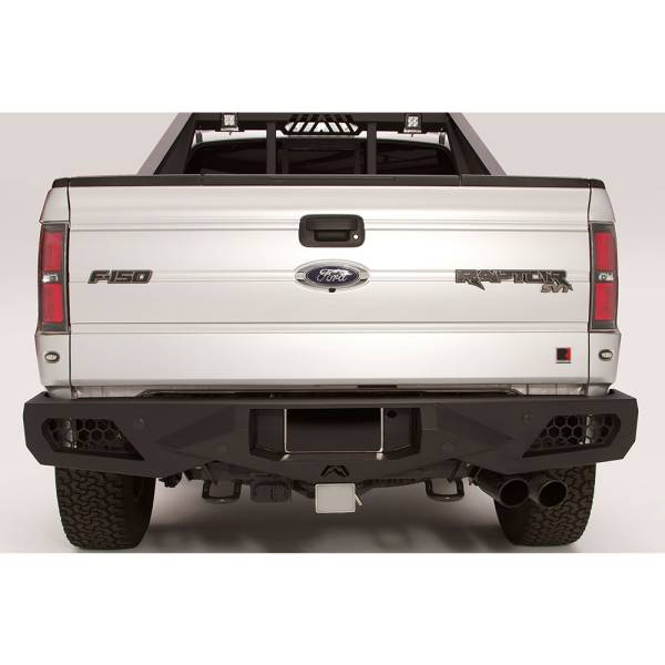 Fab Fours - Fab Fours FF09-E1751-1 Vengeance Rear Bumper with Sensor Holes for Ford Raptor 2010-2014