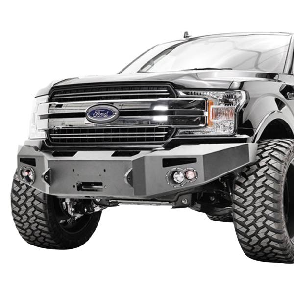 Fab Fours - Fab Fours FF18-H4551-1 Premium Winch Front Bumper for Ford F150 2018-2020