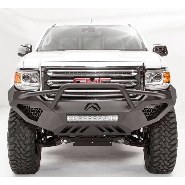 Fab Fours - Fab Fours GC15-D3452-1 Vengeance Front Bumper with Pre-Runner Guard for GMC Canyon 2015-2020