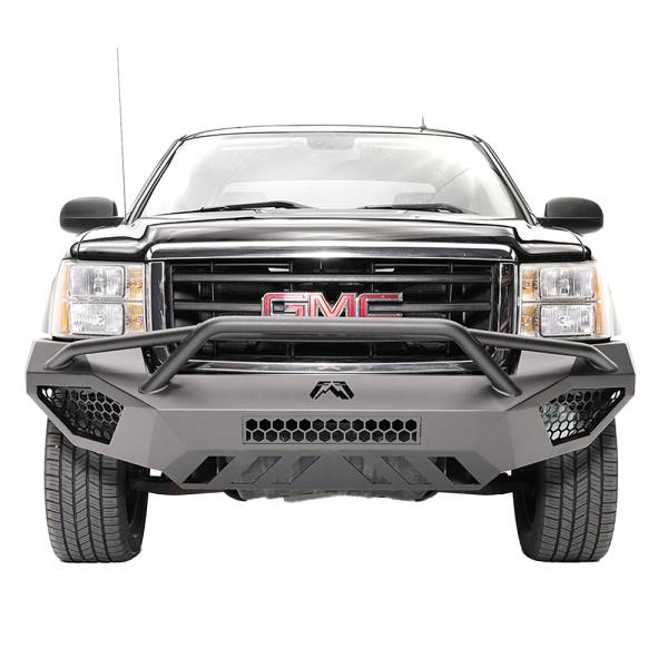 Fab Fours - Fab Fours GS07-D2152-1 Vengeance Front Bumper with Pre-Runner Guard for GMC Sierra 1500 2007-2013
