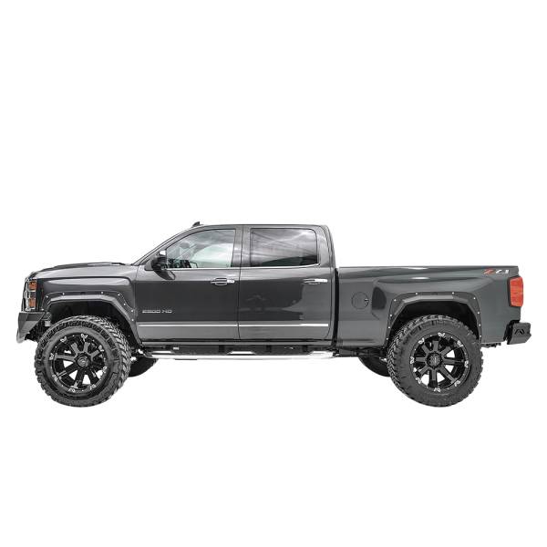 Fab Fours - Fab Fours TF3010-1 Open Fender System for Chevy Silverado 2500HD/3500 2015-2019
