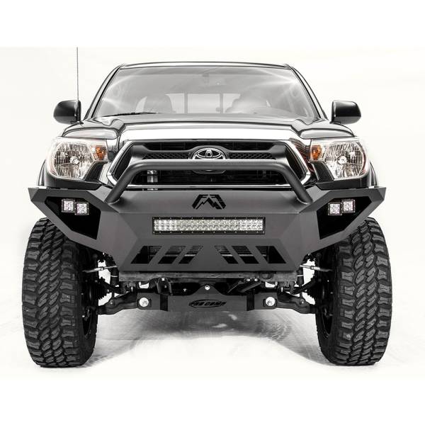 Fab Fours - Fab Fours TT12-D1652-1 Vengeance Front Bumper with Pre-Runner Guard for Toyota Tacoma 2012-2015