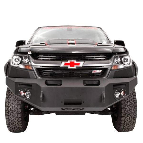 Fab Fours - Fab Fours CC15-H3351-1 Premium Winch Front Bumper for Chevy Colorado 2015-2019