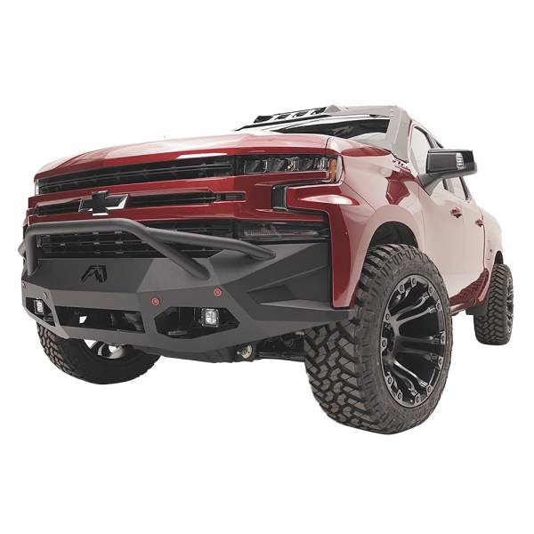 Fab Fours - Fab Fours CS07-D2052-1 Vengeance Front Bumper with Pre-Runner Guard for Chevy Silverado 1500HD 2007-2013