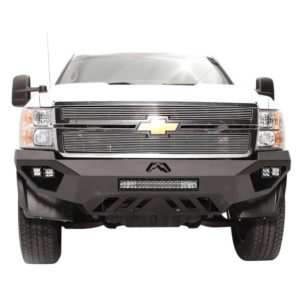 Fab Fours - Fab Fours CH11-V2751-1 Vengeance Front Bumper for Chevy Silverado 2500HD/3500 2011-2014