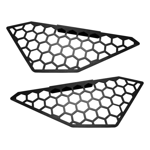 Fab Fours - Fab Fours M2950-1 Vengeance Side Light Mesh Insert Cover for Toyota Tacoma 2016-2022