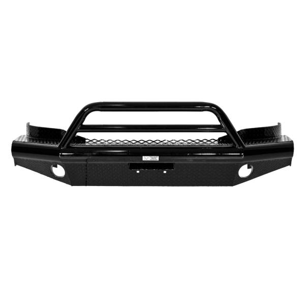 Tough Country - Tough Country AFR0025DLSMB Apache Non-Winch Front Bumper with Bull Bar for Dodge Ram 2500/3500 1996-2002