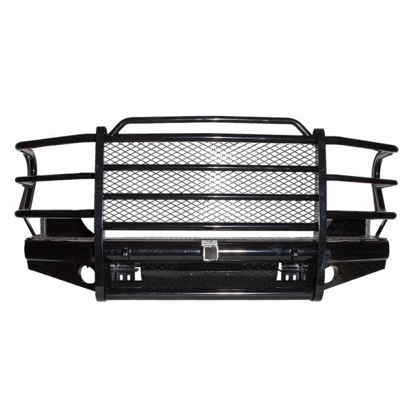 Tough Country - Tough Country TFR0200FLRESM-GLOSS Traditional Front Bumper for Ford F250/F350/Excursion 1999-2004