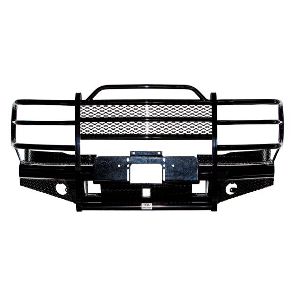 Tough Country - Tough Country TFR0201DLRESMW Traditional Winch Front Bumper for Dodge Ram 1500 1996-2001