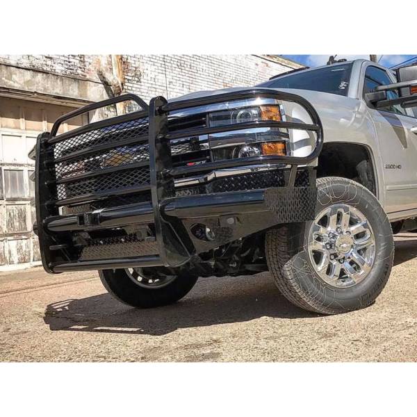 Tough Country - Tough Country TFR0215CLRESM-GLOSS Traditional Front Bumper for Chevy Silverado 2500HD/3500 2003-2006
