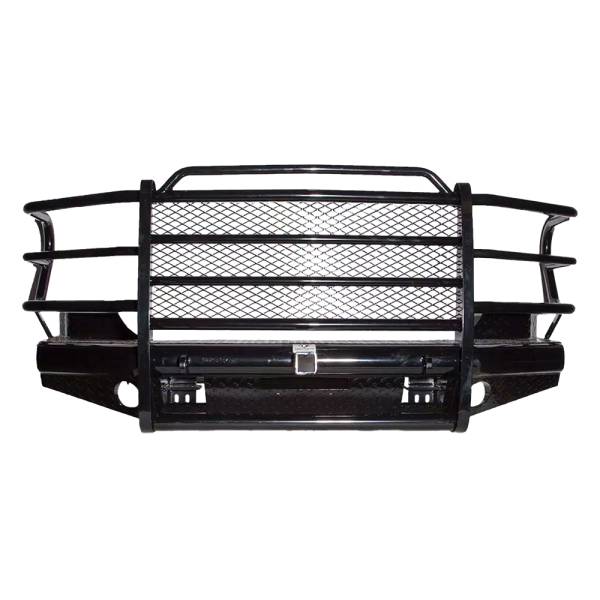 Tough Country - Tough Country TFR0714TLRE-GLOSS Traditional Front Bumper for Toyota Tundra 2014-2021