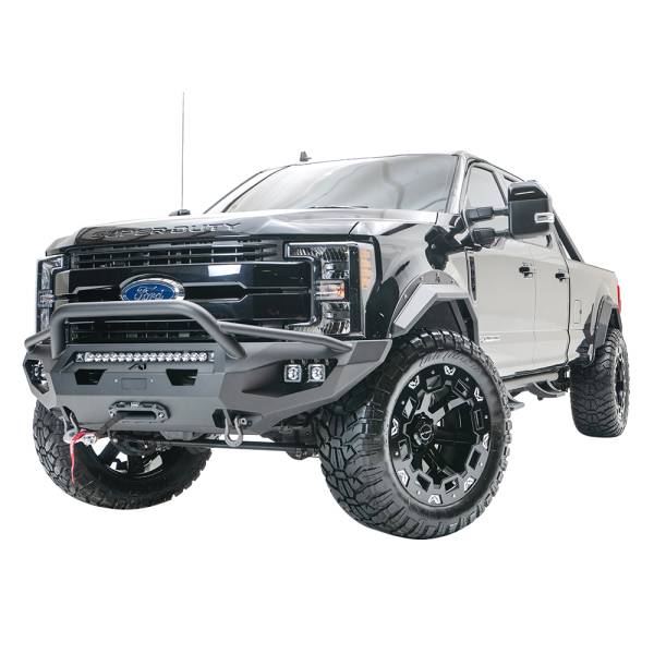 Fab Fours - Fab Fours FS17-X4162-1 Matrix Front Bumper with Pre-Runner Guard for Ford F250/F350 2017-2022
