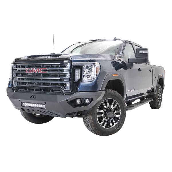 Fab Fours - Fab Fours GM20-V5051-1 Vengeance Front Bumper with No Guard for GMC Sierra 2500HD/3500 2020-2022