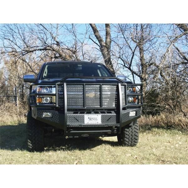 Thunderstruck - Thunderstruck CLD14-200PA Elite Front Bumper with Sensor Holes for Chevy Silverado 1500 2014-2015