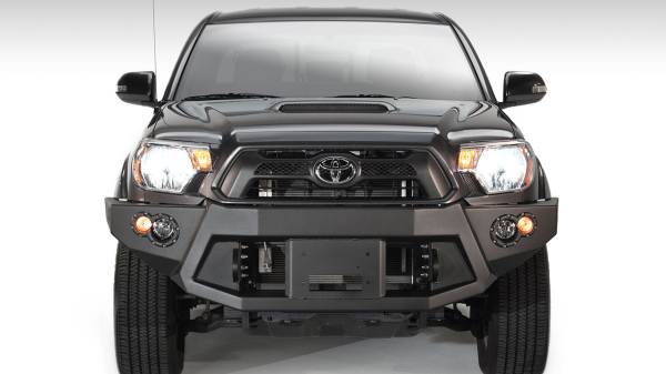 Fab Fours - Fab Fours TT12-B1651-1 Winch Front Bumper for Toyota Tacoma 2012-2015