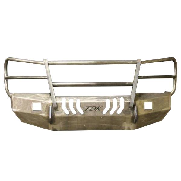Throttle Down Kustoms - Throttle Down Kustoms BGRIL0306CH Front Bumper with Grille Guard for Chevy Silverado 1500/2500HD/3500 2003-2006
