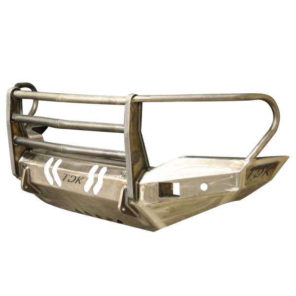 Throttle Down Kustoms - Throttle Down Kustoms BGRIL0713TYTUN Front Bumper with Grille Guard for Toyota Tundra 2007-2013