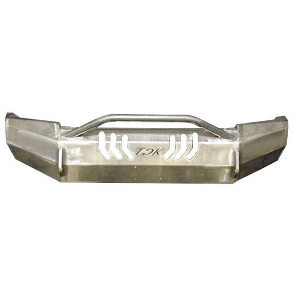 Throttle Down Kustoms - Throttle Down Kustoms BPUSH0611TYTAC Front Bumper with Push Bar for Toyota Tacoma 2006-2011