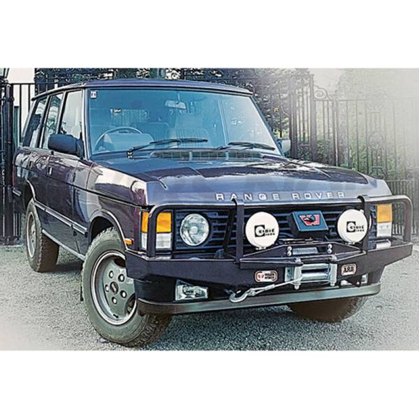 ARB 4x4 Accessories - ARB 3430020 Deluxe Winch Front Bumper with Bull Bar for Land Rover Range Rover 1987-1994