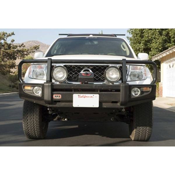 ARB 4x4 Accessories - ARB 3438260 Deluxe Winch Front Bumper for Nissan Frontier 2005-2008
