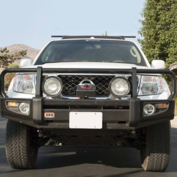 ARB 4x4 Accessories - ARB 3438320 Deluxe Winch Front Bumper for Nissan Frontier 2009-2010