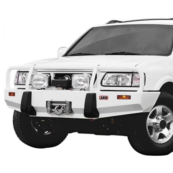 ARB 4x4 Accessories - ARB 3448200 Deluxe Winch Front Bumper for Isuzu Rodeo 1998-2002