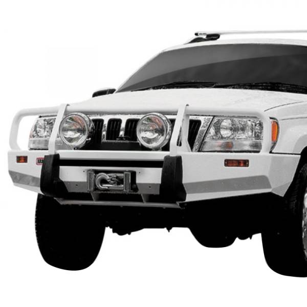 ARB 4x4 Accessories - ARB 3450100 Deluxe Winch Front Bumper for Jeep Grand Cherokee 1999-2004