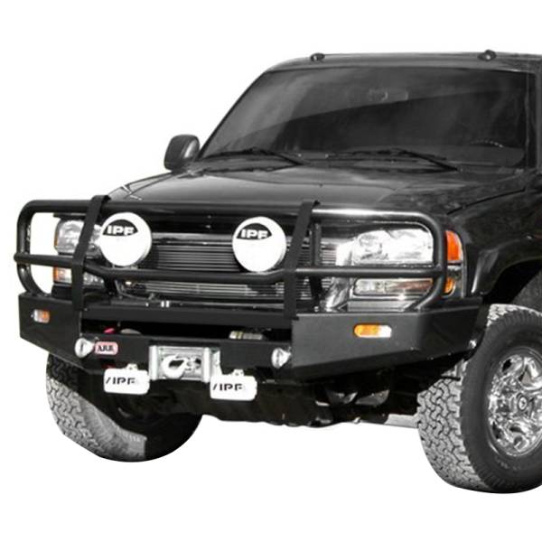 ARB 4x4 Accessories - ARB 3462040 Deluxe Winch Front Bumper for GMC Sierra 1500/2500HD/3500 2003-2006