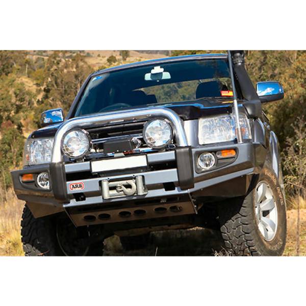 ARB 4x4 Accessories - ARB 3913140 Sahara Winch Front Bumper for Toyota Land Cruiser 1998-2002