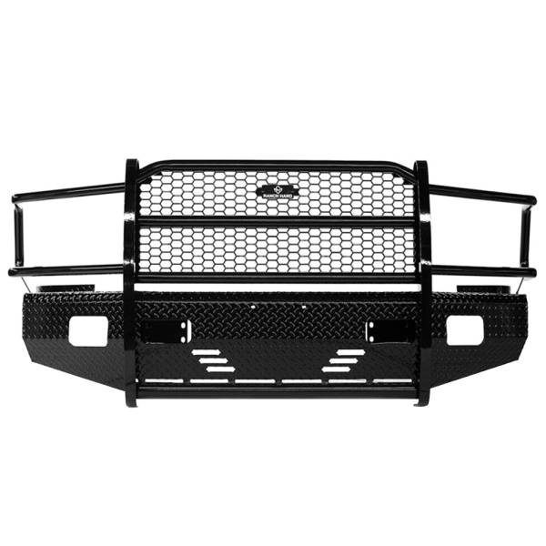 Ranch Hand - Ranch Hand FSD101BL1S Summit Front Bumper with Sensor Holes for Dodge Ram 2500/3500 2010-2018