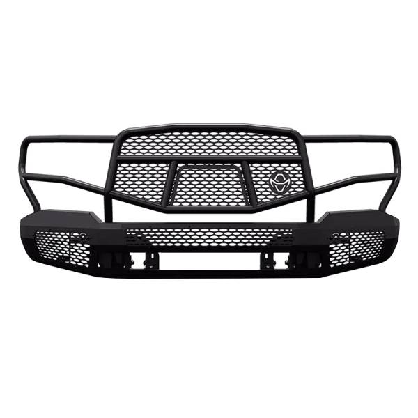 Ranch Hand - Ranch Hand MFC151BM1 Midnight Front Bumper with Grille Guard for Chevy Silverado 2500HD/3500 2015-2019
