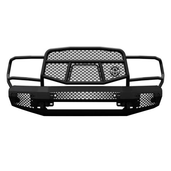 Ranch Hand - Ranch Hand MFD101BM1 Midnight Front Bumper with Grille Guard for Dodge Ram 2500/3500 2010-2018
