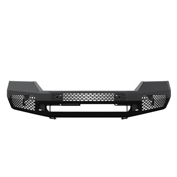 Ranch Hand - Ranch Hand MFG19HBMN Midnight Front Bumper without Grille Guard for GMC Sierra 1500 2019-2022