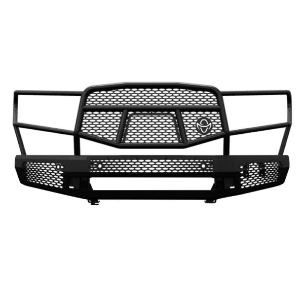 Ranch Hand - Ranch Hand MFT14HBM1 Midnight Front Bumper with Grille Guard for Toyota Tundra 2014-2021
