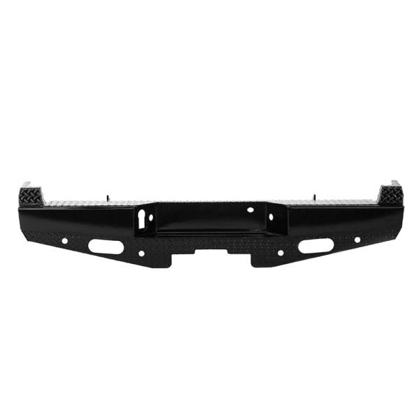 Ranch Hand - Ranch Hand SBF171BLSL Sport Rear Bumper with Lights and Sensor Holes for Ford F250/F350/F450 2017-2022
