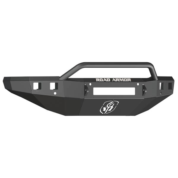 Road Armor - Road Armor 315R4B-NW Stealth Non-Winch Front Bumper with Pre-Runner Guard and Square Light Holes for Chevy Silverado 2500HD/3500 2015-2019