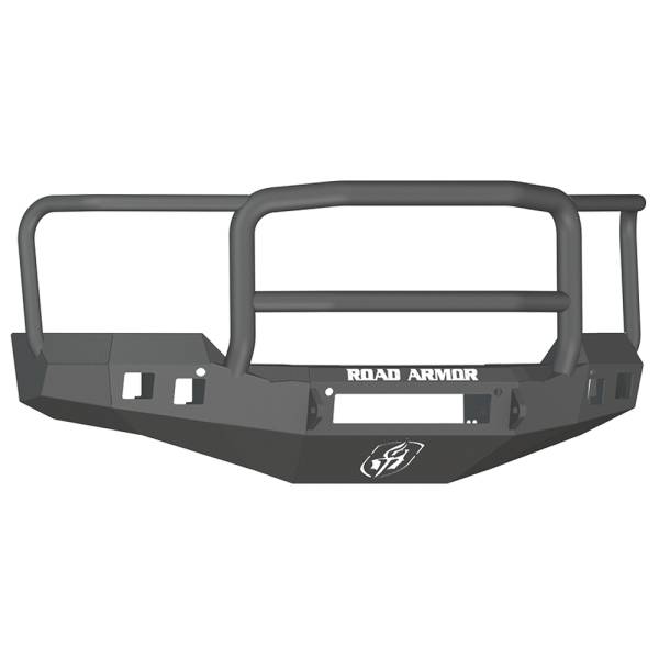 Road Armor - Road Armor 316R5B-NW Stealth Non-Winch Front Bumper with Lonestar Guard and Square Light Holes for Chevy Silverado 1500 2016-2018