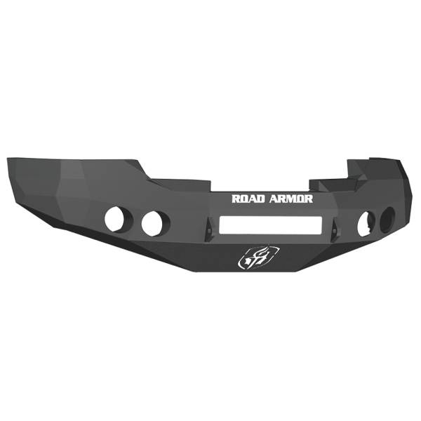 Road Armor - Road Armor 37700B-NW Stealth Non-Winch Front Bumper with Round Light Holes for Chevy Silverado 1500 2008-2013