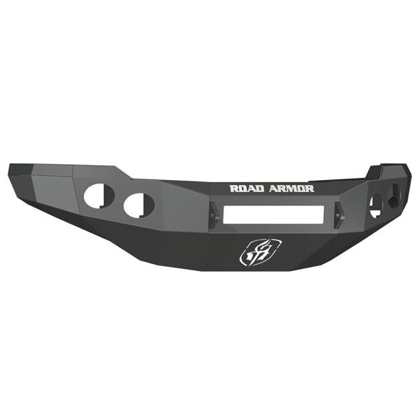 Road Armor - Road Armor 38200B-NW Stealth Non-Winch Front Bumper with Round Light Holes and Square Light Holes for Chevy Silverado 2500HD/3500 2011-2014