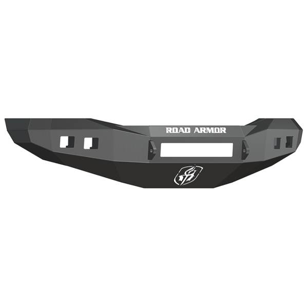 Road Armor - Road Armor 407R0B-NW Stealth Non-Winch Front Bumper with Square Light Holes for Dodge Ram 1500 2006-2008