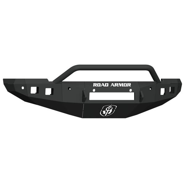 Road Armor - Road Armor 4162F4B-NW Stealth Non-Winch Front Bumper with Pre-Runner Guard and Sensor Holes for Dodge Ram 2500/3500 2016-2018