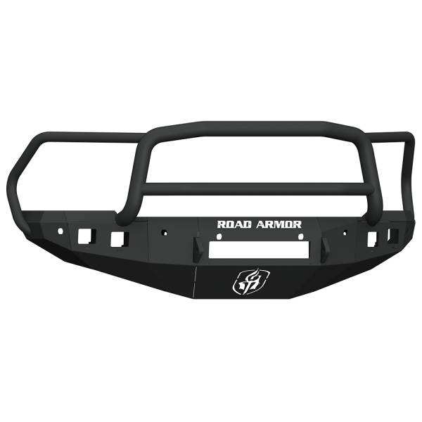 Road Armor - Road Armor 4162F5B-NW Stealth Non-Winch Front Bumper with Lonestar Guard and Sensor Holes for Dodge Ram 2500/3500 2016-2018