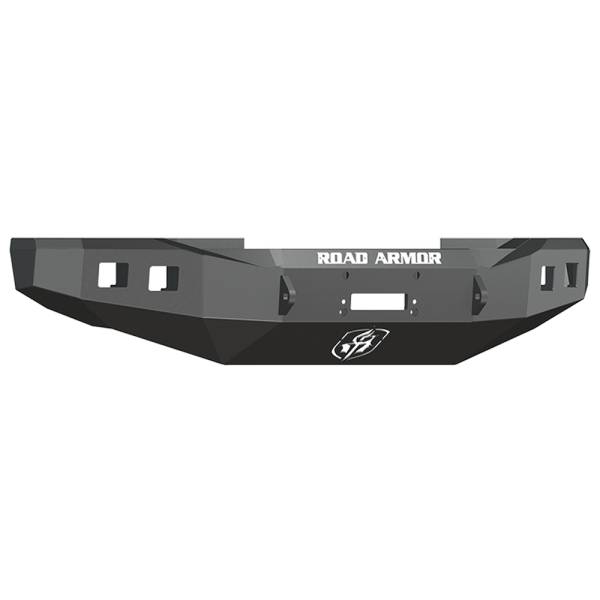 Road Armor - Road Armor 608R0B Stealth Winch Front Bumper with Square Light Holes for Ford F250/F350/F450 2008-2010