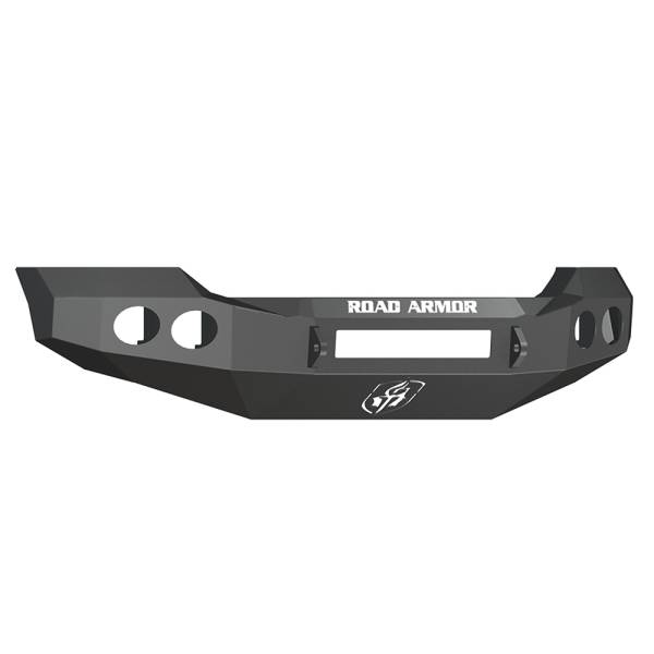 Road Armor - Road Armor 61100B-NW Stealth Non-Winch Front Bumper with Round Light Holes for Ford F250/F350 2011-2016
