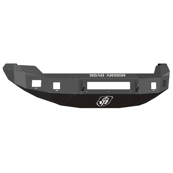 Road Armor - Road Armor 613R0B-NW Stealth Non-Winch Front Bumper with Square Light Holes for Ford F150 2009-2014