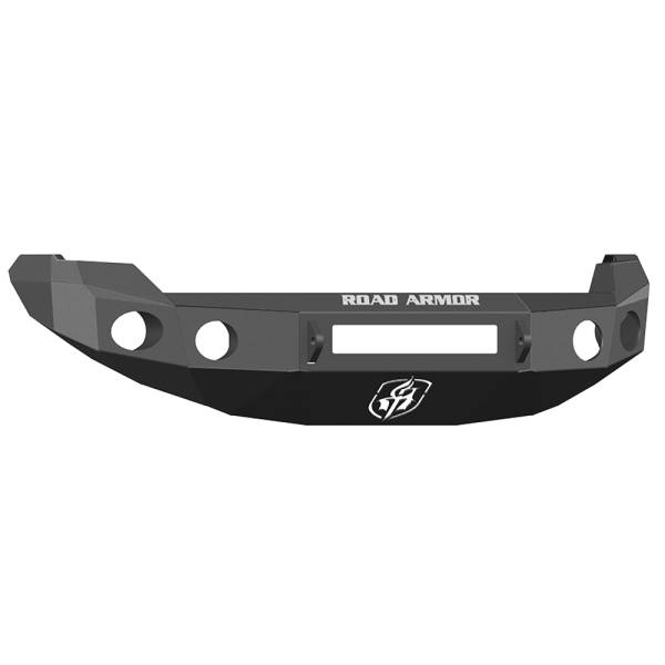 Road Armor - Road Armor 66130B-NW Stealth Non-Winch Front Bumper with Round Light Holes for Ford F150 2009-2014